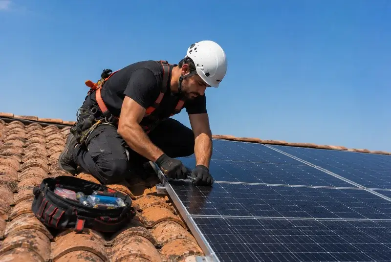 Maintenance et monitoring de panneaux solaires à Saint-Pierre-d'Oléron